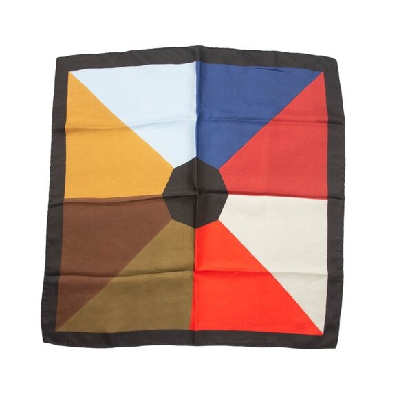 Ashear Menswear Silk Pocket Scarf Vintage Accessory made in Italy